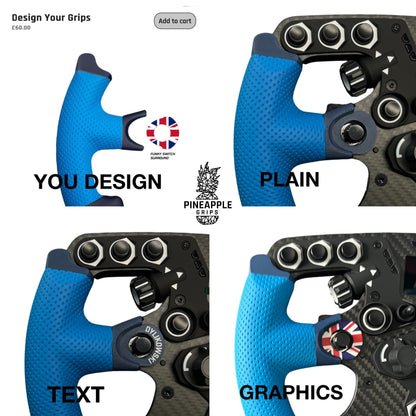 Fanatec Formula - New (3D Printed) Pineapple Grips.