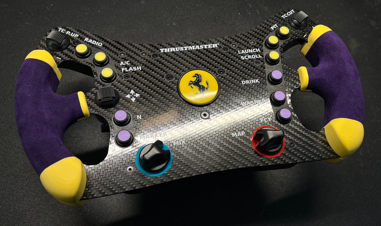 Thrustmaster 488 GT3 - New (3D Printed) Pineapple Grips