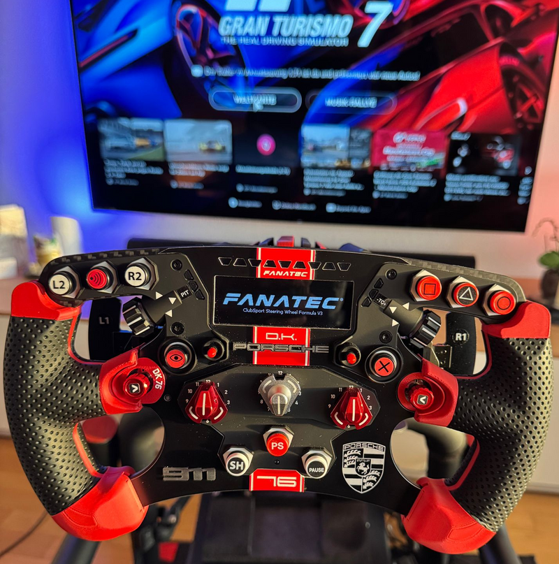 XXL = FANATEC CHUNKY GRIPS + SPACER KIT - Daniel K (SWITZERLAND)