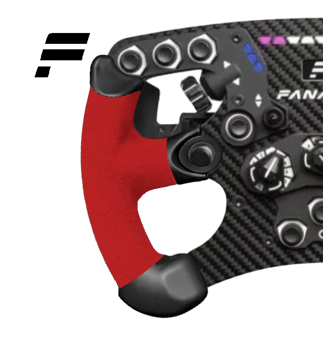 Fanatec Original Formula Grips - New (factory injection moulded, re-covered by Pineapple Grips)