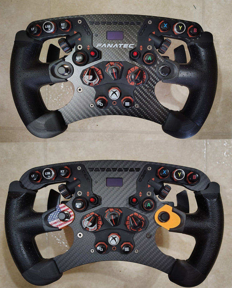 FANATEC 295MM BUDGET WIDER WHEEL KIT/CHUNKY GRIPS - George B (USA)