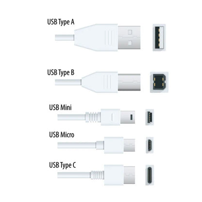7x Spare: SRM Coiled USB Cable USB C Premium