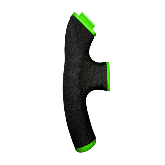 Thrustmaster SF1000 Grips (Sauber F1 Themed - Neon Green 3D Printed grips, covered in Stretch Tech Hi Grip Black Material)